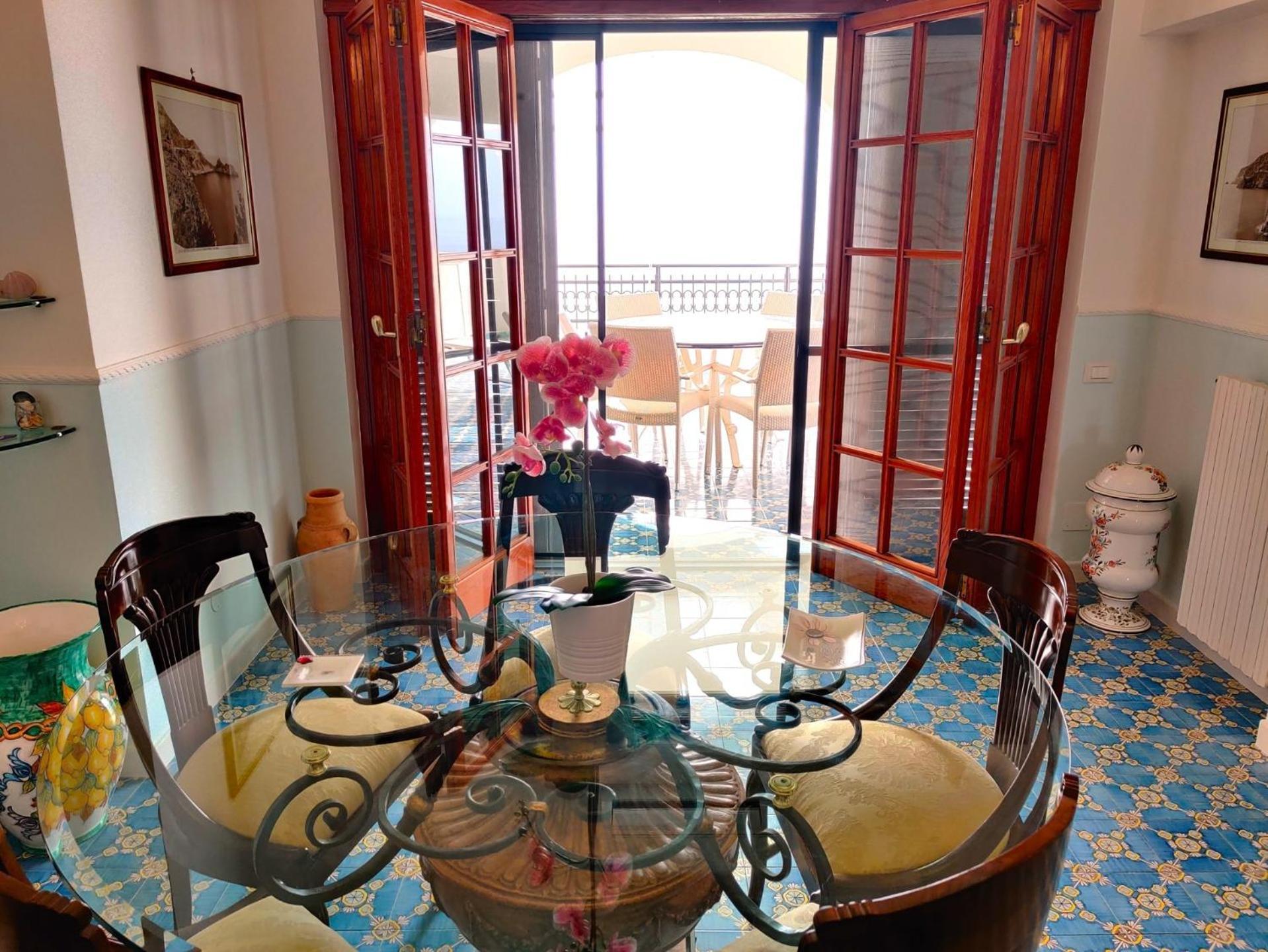 Casa La Scogliera Apartman Praiano Kültér fotó