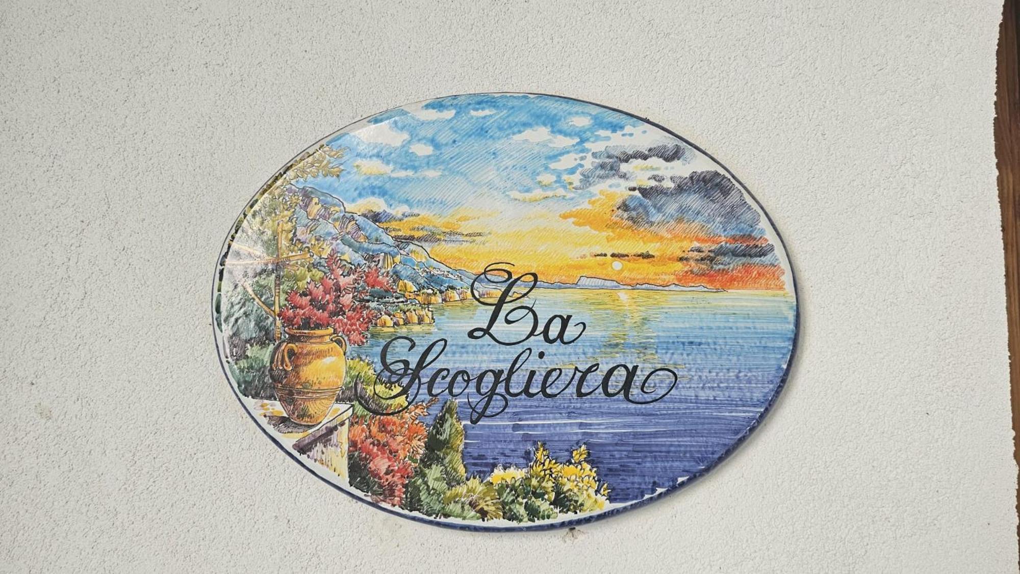 Casa La Scogliera Apartman Praiano Kültér fotó